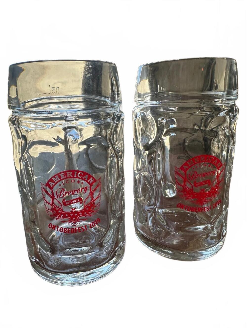 2 American Icon Brewery Oktoberfest 2019 Beer Steins